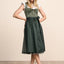 Kruger Long Dirndl 2pcs. 70cm "Iny" green