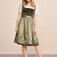 Kruger Midi Dirndl 2pcs. 60cm "Aurela" olive (size 38)