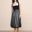 Kruger Long Dirndl 2pcs. 70cm "Aurela" blue