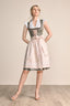 Kruger Midi Dirndl 2pcs. 60cm "Elowen" green