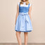 (new) Kruger Mini Dirndl 2pcs. 50cm "Dorette" blue