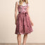 Kruger Midi Dirndl 2pc 60cm "Serenai" pink