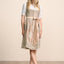 Kruger Midi Dirndl 2pc 60cm "Vivianna" brown
