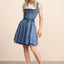 Kruger Mini Dirndl 2pc 50cm "Jocelyn" blue (contact us)