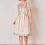 Kruger Midi Dirndl 2pcs. 60cm "Rina" mint