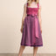 Kruger Long Dirndl 2pc 70cm "Marin" pink