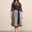 Kruger Long Dirndl 2pc 70cm "Marin" blue