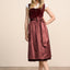 Kruger Long Dirndl 2pcs. 70cm "Ariella" red