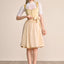 Kruger Midi Dirndl 2pcs. 60cm "Annina" yellow
