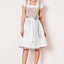 Kruger Midi Dirndl 2pcs. 60cm "Nami" brown