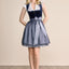 Kruger Mini Dirndl 2pcs. 50cm "Joelina" blue