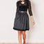 Kruger Mini Dirndl 2pcs. 50cm "Alisha" black (size 38)
