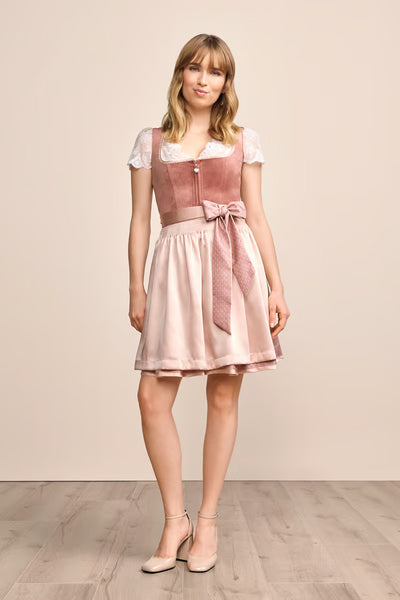 Kruger Mini Dirndl 2pcs. 50cm "Dena" red