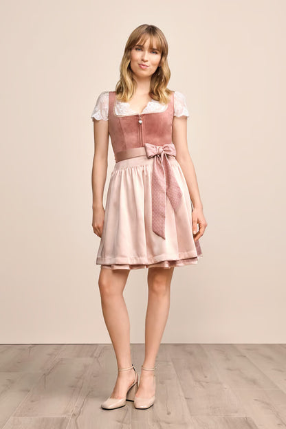 Kruger Dena Mini Dirndl, Red — 50cm 2pc Set
