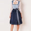 Kruger Mini Dirndl 2pcs. 60cm "Dena" blue