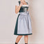 Kruger Midi Dirndl 2pcs. 60cm "RIEKE" green