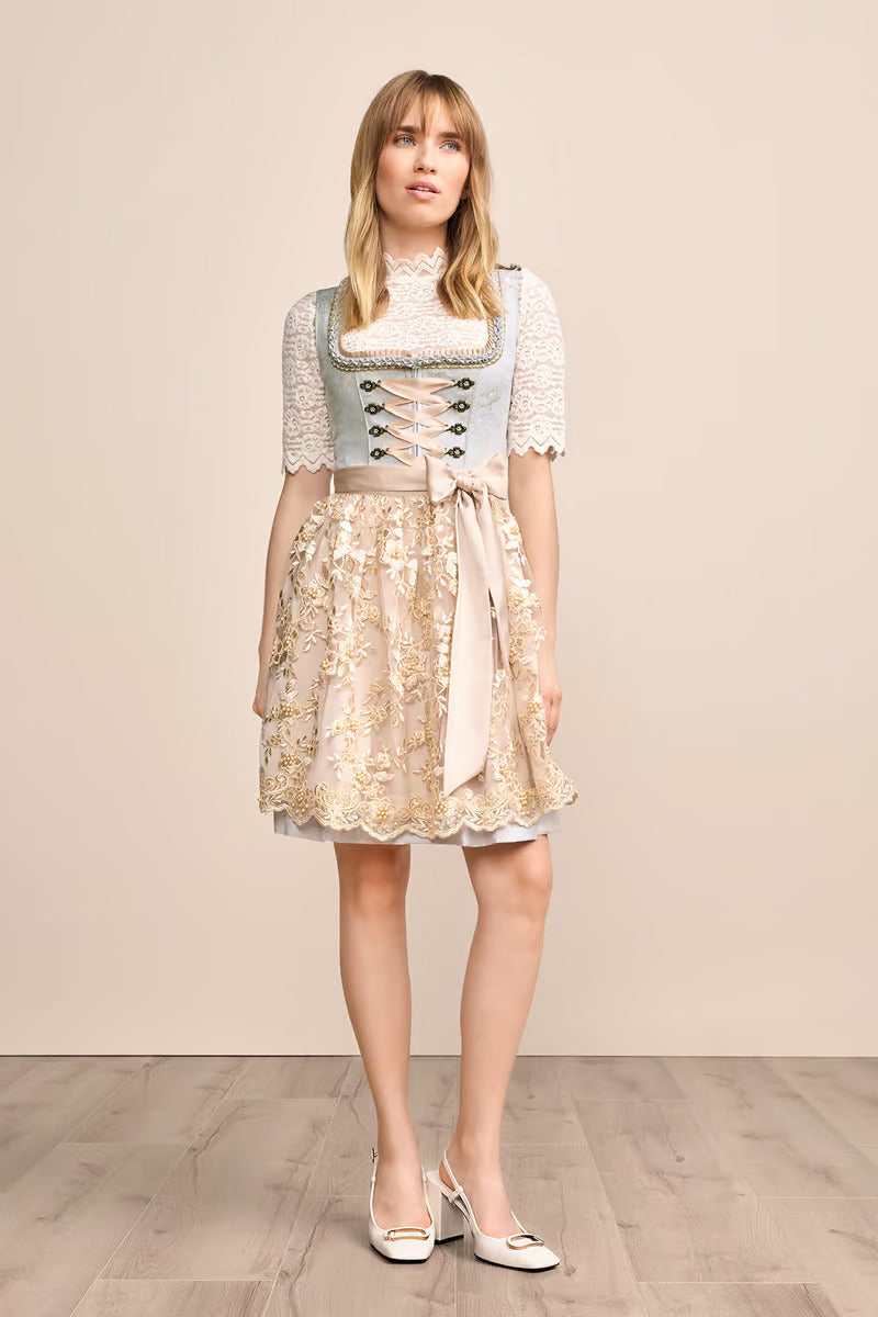 (new) Kruger Mini Dirndl 2pcs. 50cm "Corvina" blue