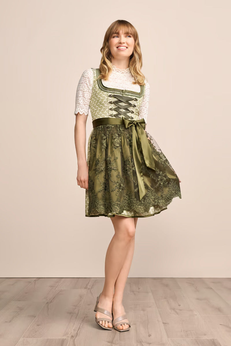 (new) Kruger Mini Dirndl 2pcs. 50cm "Brynlee" green
