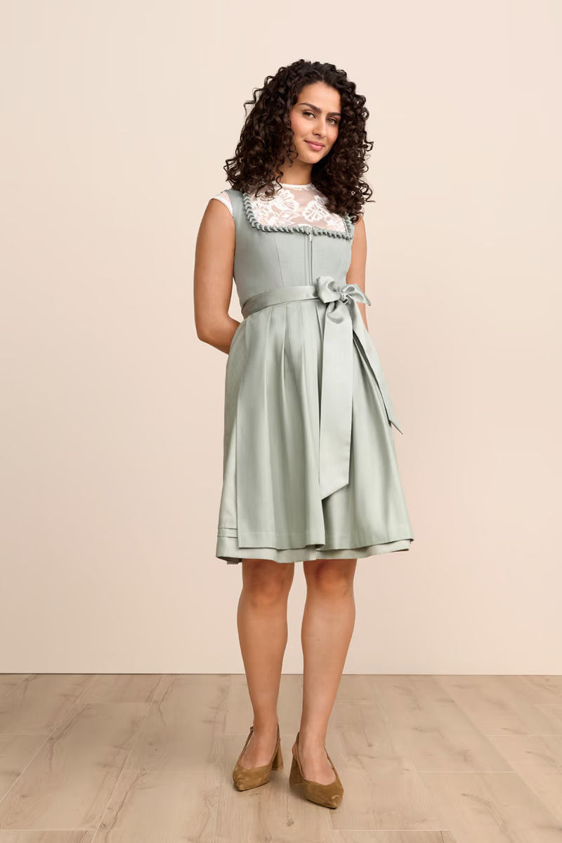 Kruger Oriane Midi Dirndl, Green — 60cm 2pc Set