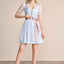 Kruger Mini Dirndl 2pcs. 50cm "Priscilla" blue (36,38,40)