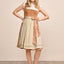 (new) Kruger Midi Dirndl 2pcs. 60cm "Jelva" brown