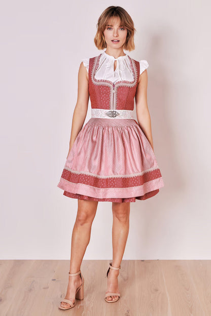 Kruger Prunella Mini Dirndl, Red — 50cm 2pc Set