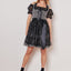 Kruger Mini Dirndl 2pcs. 50cm "Lonie" black (38,40)