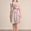Kruger Midi Dirndl 2pcs. 60cm "Marielena" pink
