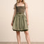Kruger Mini Dirndl 2pcs. 50cm "Evi" olive