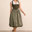 Kruger Long Dirndl 2pcs. 70cm "Evi" olive (size 38)
