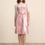 Kruger Midi Dirndl 2pcs. 60cm "Lovira" pink