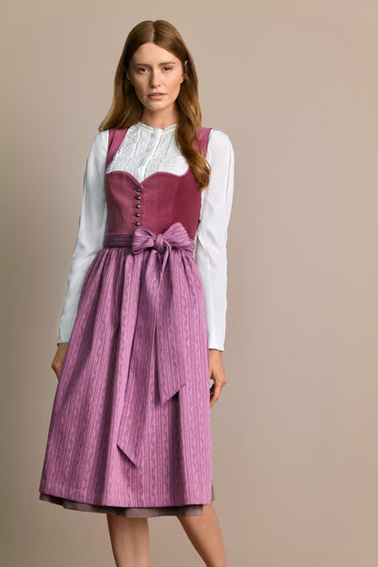 Julia Trentini Brenda Long Dirndl, Pink — 70cm