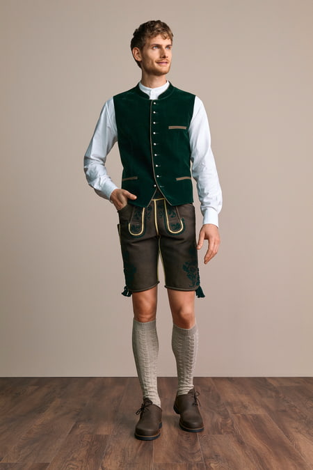 Waistcoat Franz — green