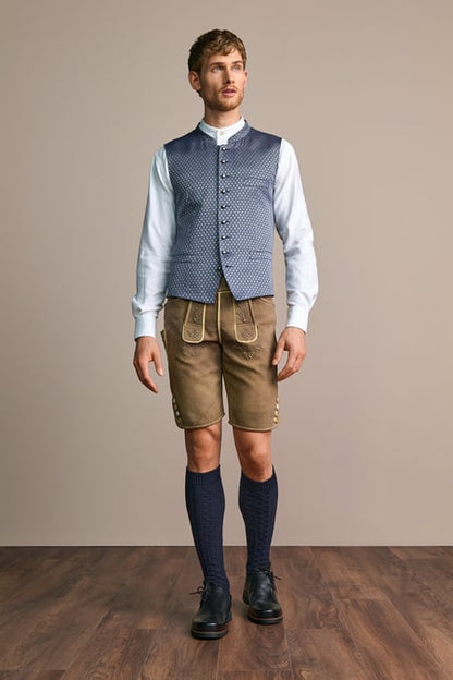 Trentini Traditional Vest Georg — blue