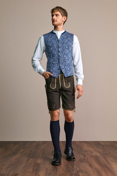 Waistcoat Malte — blue