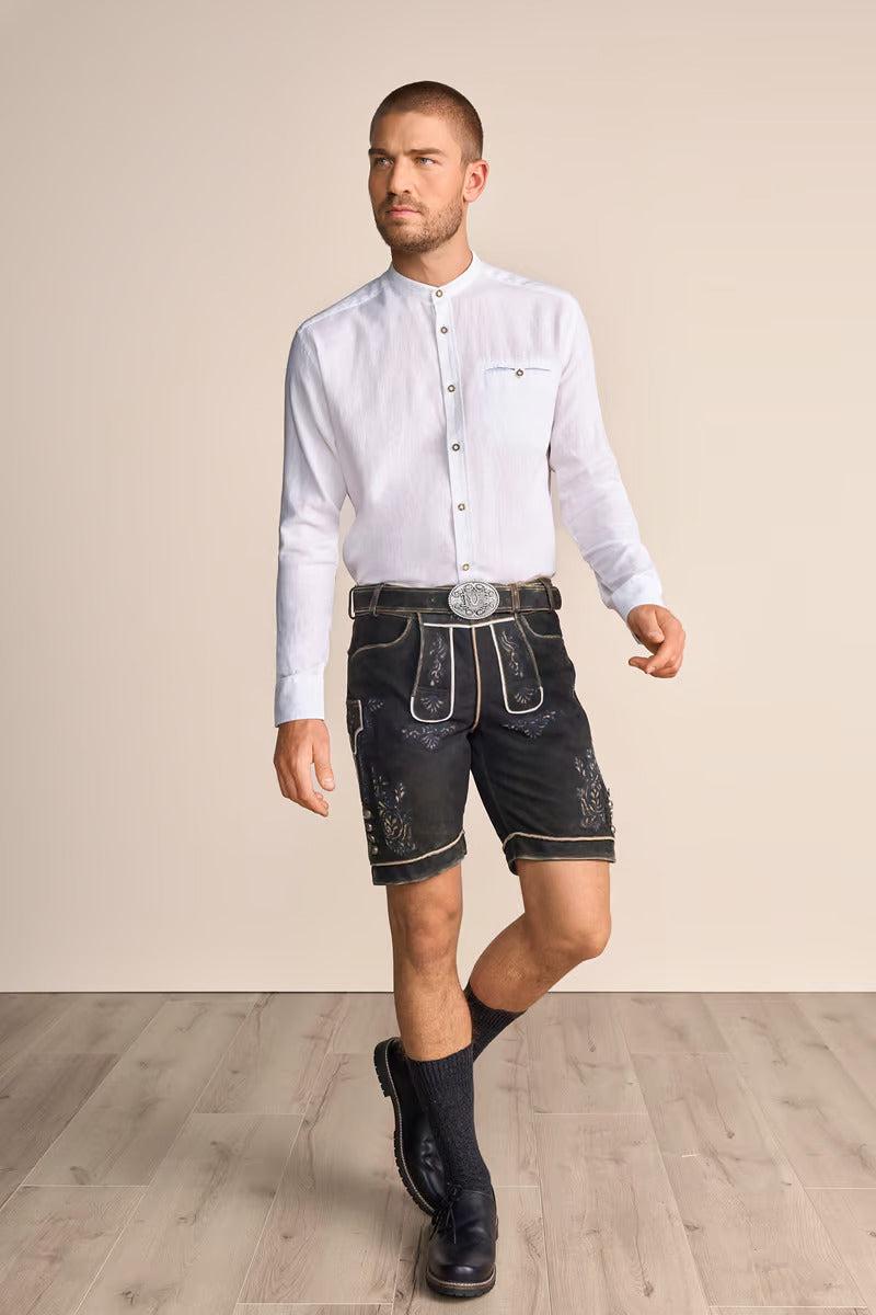 Krueger Traditional Long Sleeve Shirt "Matti" white (XL-4XL)