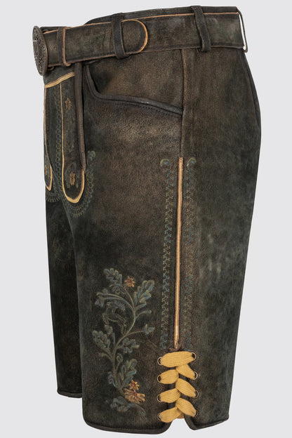 Kruger Men's Lederhosen "Charlie" with belt (56)