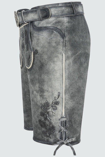 Lederhose Okko mit Gürtel