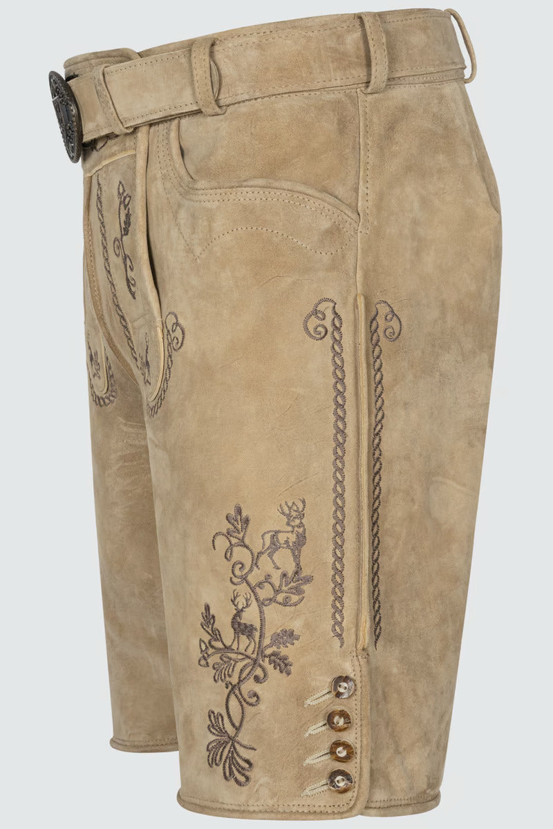 Kruger Men's Lederhosen "Milian" light brown