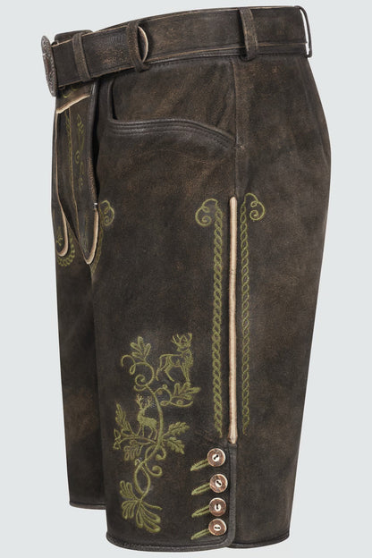 Kruger Men's Lederhosen "Milian" with belt (size 50,60)