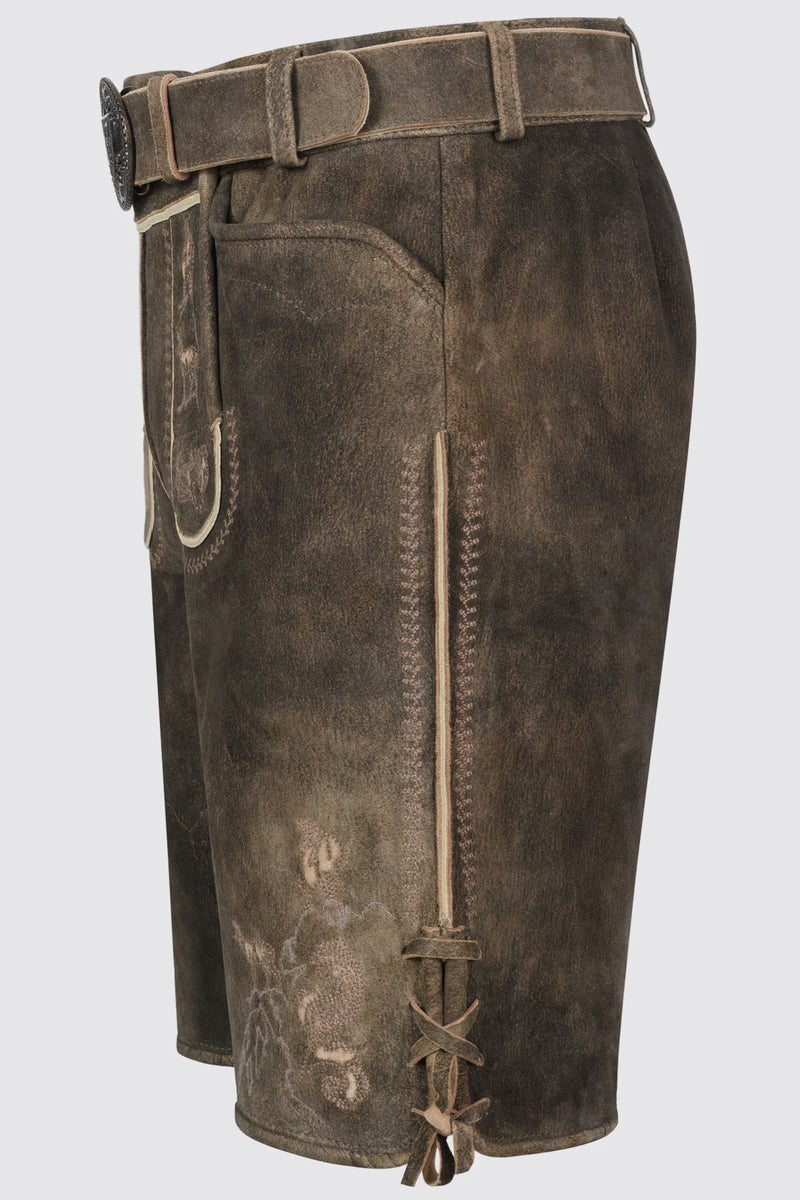 Kruger Men's Lederhosen "Deniz" brown