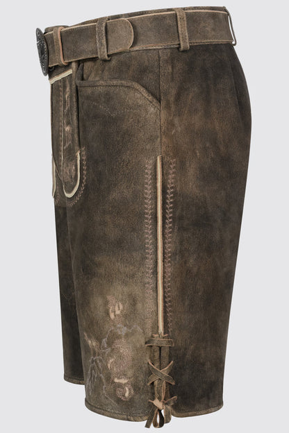 Kruger Men's Lederhosen "Deniz" brown