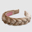 Braided Velvet Headband (beige)
