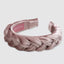 Braided Velvet Headband (pink)