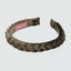 Narrow Velvet Headband (olive)