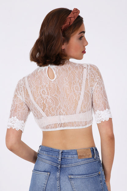 Kruger Pippa dirndl blouse in ecru, styled