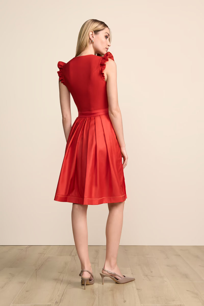 Kruger Midi Dirndl 2pcs. 60cm "Padme" red
