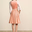 Kruger Midi Dirndl 2pcs. 60cm "Aliona" pink