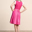 Kruger Midi Dirndl 2pcs. 60cm "Caryselle" pink