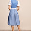 (new) Kruger Long Dirndl 2pcs. 70cm "Libby" blue